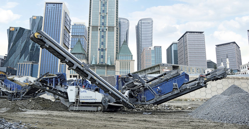 Wirtgen: Impact crusher and screening plant is in operation at Istanbul Financial Center (IFC)